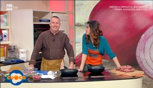 Lo Chef della Locanda La Luna a La Prova del Cuoco su Rai1 con Elisabetta Isoardi